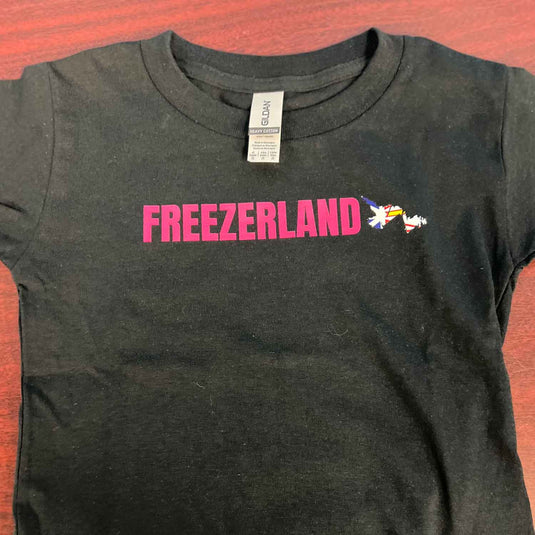 Freezerland T-Shirt - Pink Text