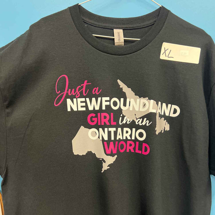T-Shirt - Just a Newfoundland Girl in an Ontario World