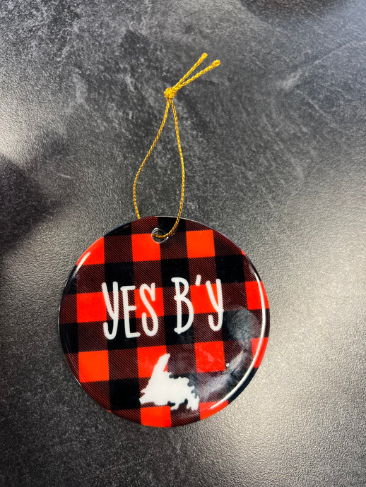 YES B’Y Ornament