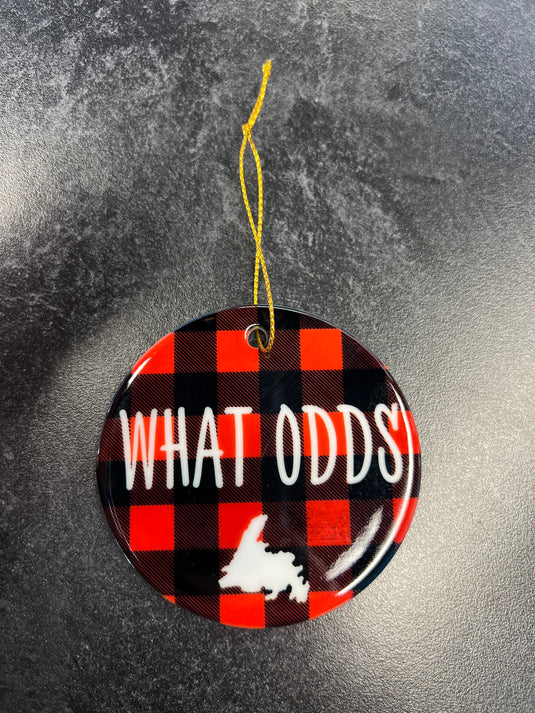 WHAT ODDS Ornament