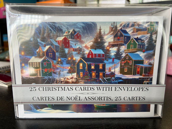 25 pack Assorted Christmas Cards Of NL