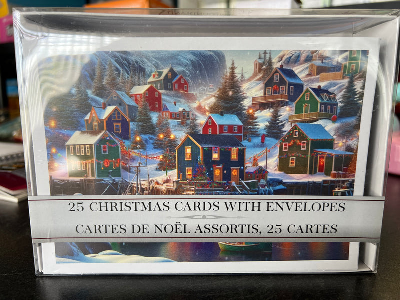 Load image into Gallery viewer, 25 pack Assorted Christmas Cards Of NL
