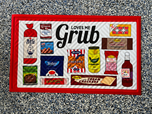 Loves Me Grub Textured Mat