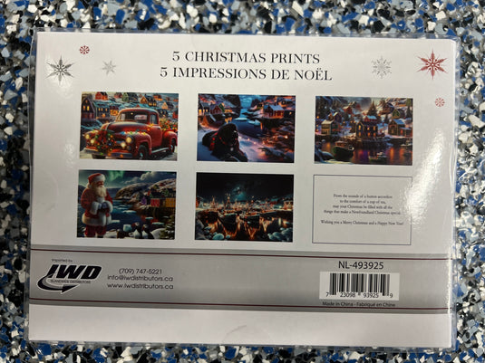 25 pack Assorted Christmas Cards Of NL