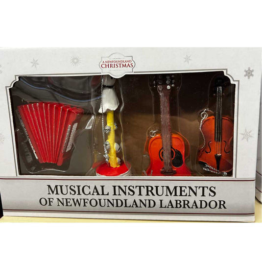 Musical Instruments - Ornaments - 4 Pack